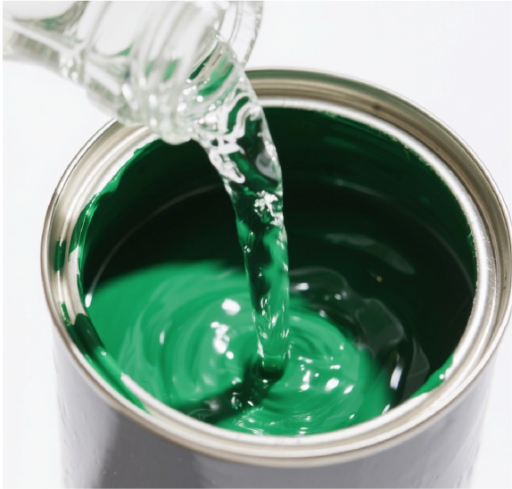 Industrial chemical pouring into green formulation